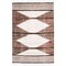 Chaudhary Living 7.75' x 10.5' Geometric Area Throw Rug - Taupe and Cream